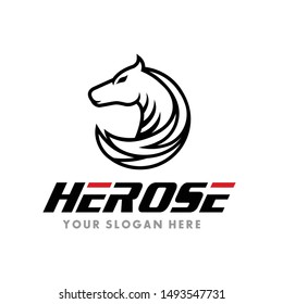 Horse Head Logo Design Inspiration Vector