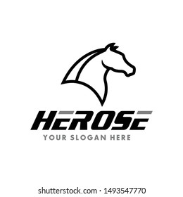 Horse Head Logo Design Inspiration Vector