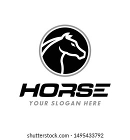 Horse Head Logo Design Inspiration Vector