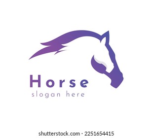 Horse Head logo design sign