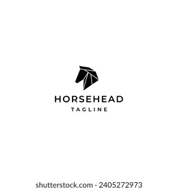 Horse head logo design template