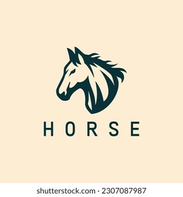ilustración vectorial del icono de cabeza de caballo