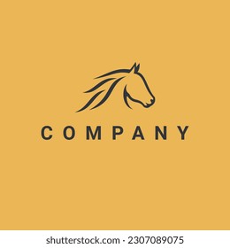 ilustración vectorial del icono de cabeza de caballo