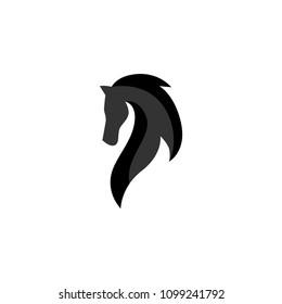 Horse head logo template vector