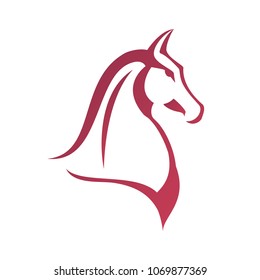 Horse Head Logo Vector Stock Vector (Royalty Free) 1069877369 ...