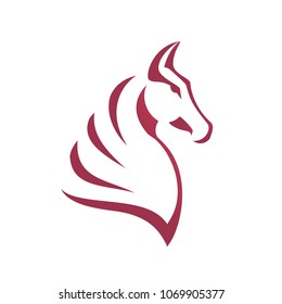 Horse head Logo Vector