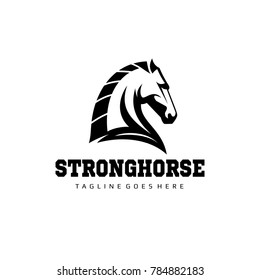 Horse Head Logo Vector
