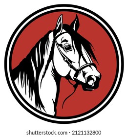 horse head logo vector eps. horse head illustration. horse head icon