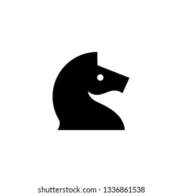 horse head logo vector icon illustration