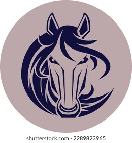 HORSE Head Logo Vector Template Illustration Design. Mascot Transparent HORSE Logo design HORSE sport logo