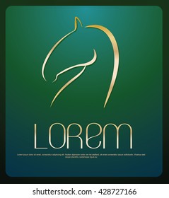 Horse head Logo,vector design