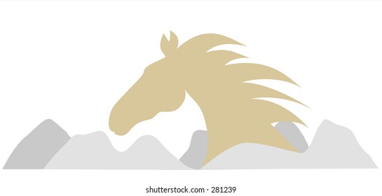Horse Head and mountain