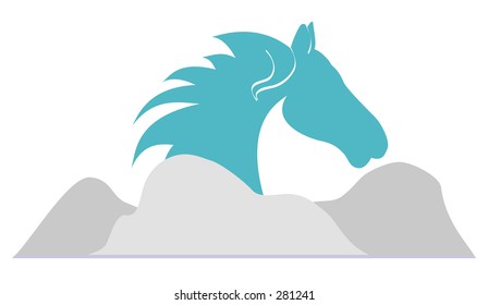 Horse Head and mountain