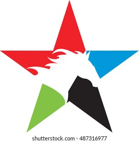 horse head silhouette
