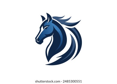 horse head vector art work illustration 