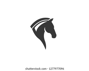 Abstract Silhouette Horse Logo Design Inspiration Stock Vector (Royalty ...