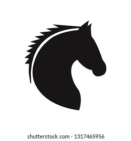 Horse head vector icon