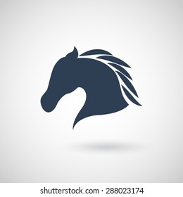 Horse head - vector illustration
