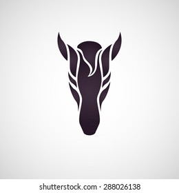 Horse head - vector illustration