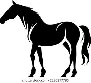 Horse - High Quality Vector Logo - Vector illustration ideal for T-shirt graphic