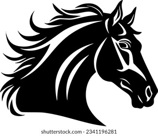 Horse - High Quality Vector Logo - Vector illustration ideal for T-shirt graphic