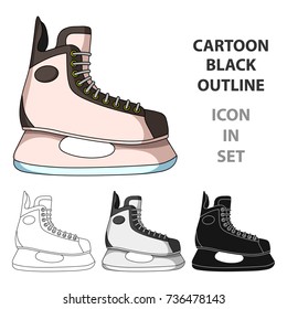 Horse of the hockey player.Extreme sport single icon in cartoon style vector symbol stock illustration web.