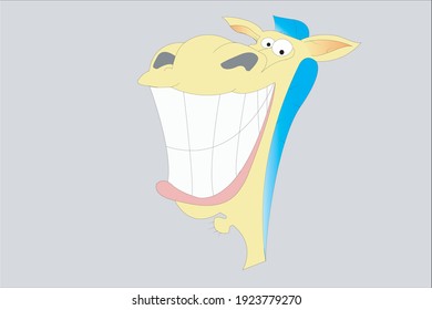 Horse Humorist - colored illustration, vector