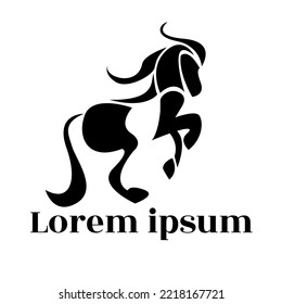 Horse icon. Equine stables sign. Equestrian brand emblem. Royal stallion logo. Vector illustration.