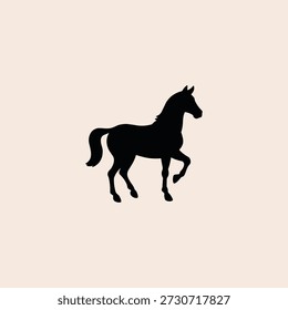 Horse icon flat vector design.