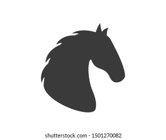 Horse icon. Horse head vector illustration. Horse logo vector design.  Horse head vector illustration. 