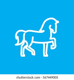 horse icon illustration isolated vector sign symbol