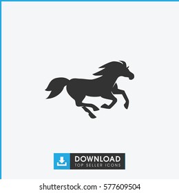 horse icon illustration isolated vector sign symbol