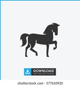 horse icon illustration isolated vector sign symbol