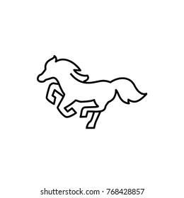 horse icon illustration isolated vector sign symbol