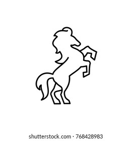 horse icon illustration isolated vector sign symbol