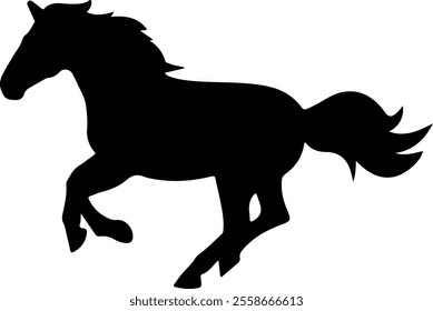 horse icon isolated on white background