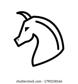 horse icon or logo isolated sign symbol vector illustration - high quality black style vector icons
