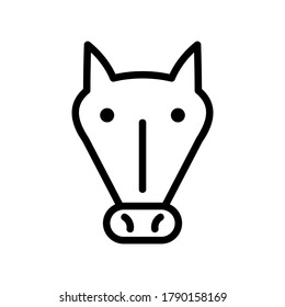 horse icon or logo isolated sign symbol vector illustration - high quality black style vector icons
