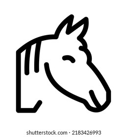 horse icon or logo isolated sign symbol vector illustration - high quality black style vector icons
