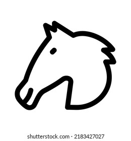 horse icon or logo isolated sign symbol vector illustration - high quality black style vector icons
