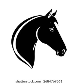 Horse icon logo vector design template