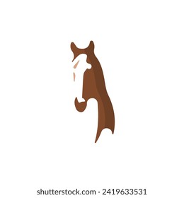 horse icon on a white background, vector illustration