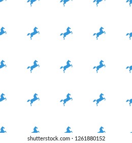 horse icon pattern seamless white background. Editable filled horse icon. horse icon pattern for web and mobile.
