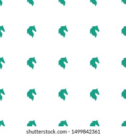 horse icon pattern seamless white background. Editable filled horse icon. horse icon pattern for web and mobile.