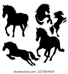 horse icon set, which can be edited again