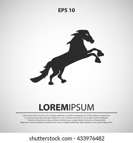 horse icon. horse sign