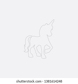 horse icon sign signifier vector