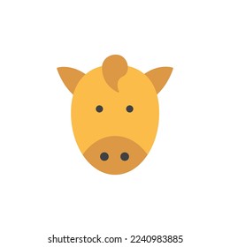 the horse icon is suitable for your web, apk or project with a chinese new year theme