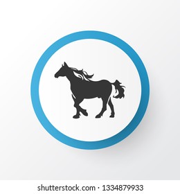 Horse icon symbol. Premium quality isolated stallion element in trendy style.