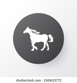 Horse icon symbol. Premium quality isolated stallion element in trendy style.